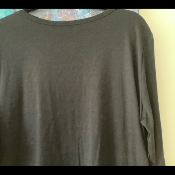 DKNY Black Sequin bottom dress size L - Picture 4 of 12